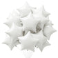 TONIFUL 15Pcs 18 Inch Large White Star Shape Foil Balloons Big White Stars Helium Mylar Ballons for Birthday Wedding Baby Shower