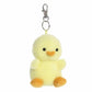 Aurora Adorable Palm Pals Betsy Chick Clip-On- Fun Collectible Plush For Kids and mature-themed Collectors - Perfect For Backpacks and Birthday Gifts - Yellow 4 Inches