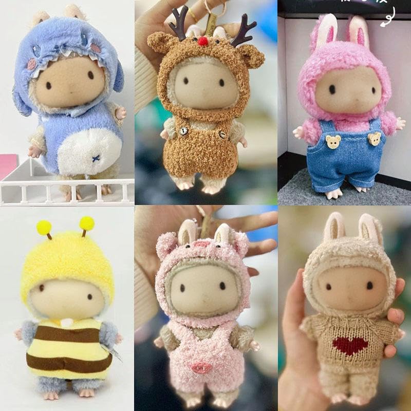 17cm Doll Clothes - Kawaii clouth for 17cm Dolls, Cute Doll Outfit with Accessories