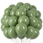 Voircoloria Sage Green Balloons, 66Pack 12Inch Olive Green Latex Party Balloons For Baby Shower, Graduation, Wedding, Birthday,