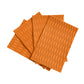 LICHTS 4Pcs EVA Deck Grip Mats Non Slip Surfboard Traction Pads for Skateboard Kayak Orange