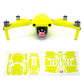 Wrapgrade Main Unit Skin Compatible With Dji Mavic Air 2 (Neon Yellow)