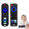 Silicone Teether Toys For Babies 3-6,12,18 Months,Infants Tv Remote Control Shape Chew Toys For Sensory Exploration And Teething Relief,Bpa Free,Freezable