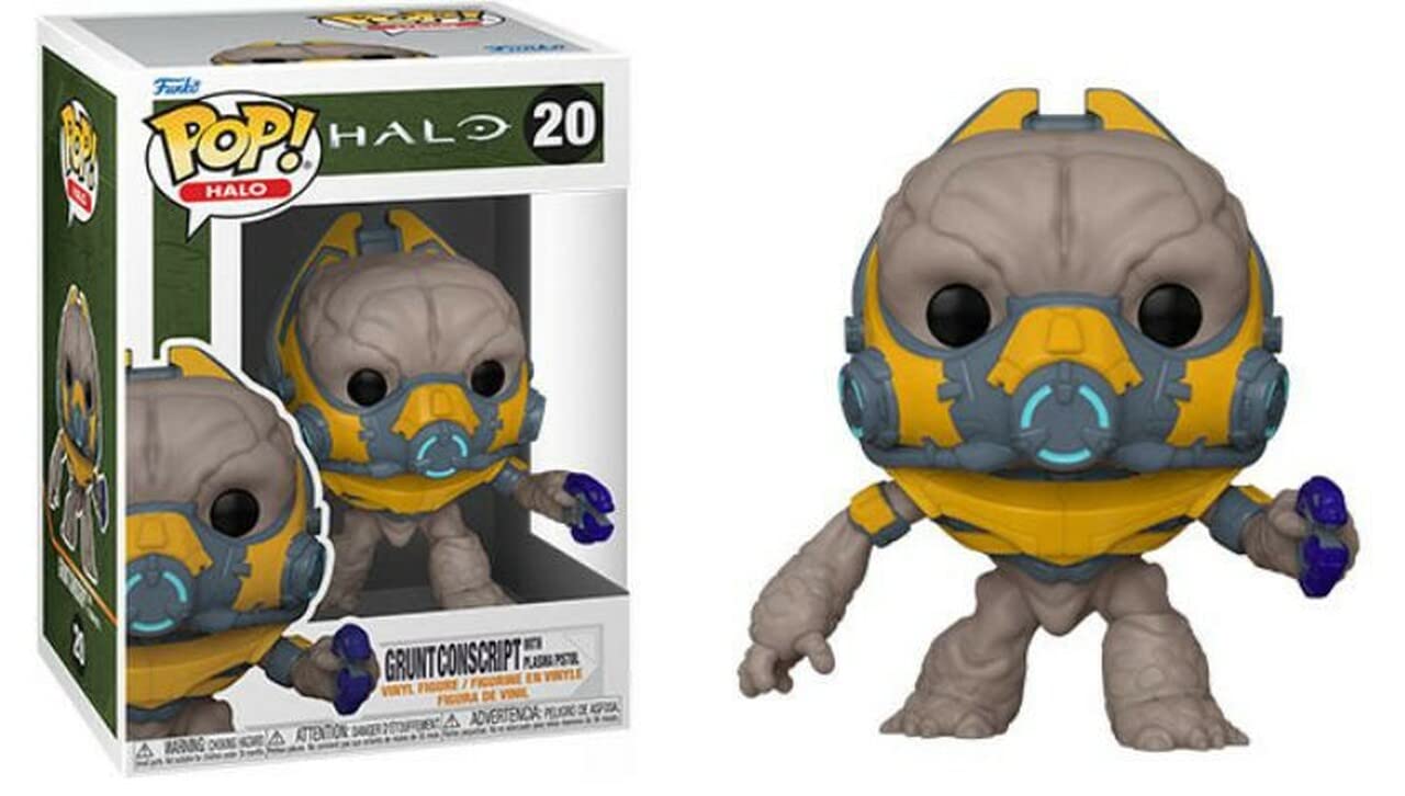 Pop Halo Infinite - Grunt Conscript Funko Pop! Vinyl Figure (Bundled With Compatible Pop Box Protector Case) Multicolor 3.75 Inc