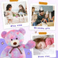 Tezituor 40In Giant Teddy Bear,Big Stuffed Animal Plush,Rainbow Purple Soft Gifts For Baby Shower,Valentine, Christmas, Birthday.