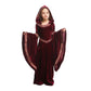 Bju Girls Medieval Princess Costume Renaissance Costume Kids Hooded Robe Dress Halloween Cosplay