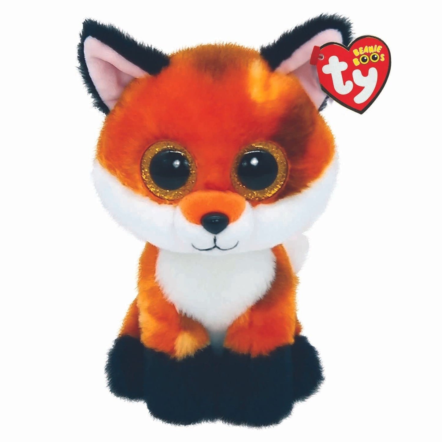 Ty Beanie Boo's Meadow The Fox Soft Toy, 15 cm, Orange, Polyester, Model TY36379