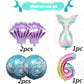 Mermaid Birthday Decoration Mermaid Balloons Kit Sea Balloon Mermaid Foil Balloon Mermaid Tail Balloons For Girls Mermaid Party