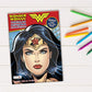 DC Shop Wonder Woman Coloring and Activity Super Set ~ 2 Wonder Woman Books with Super Hero Girls Stickers (Wonder Woman Party P