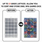 2 Pack DND Dice Storage Box Each 24 Grids Polyhedral Dice Organizer with Removable Dividers Holding Up To 1600 Dices Small Craft