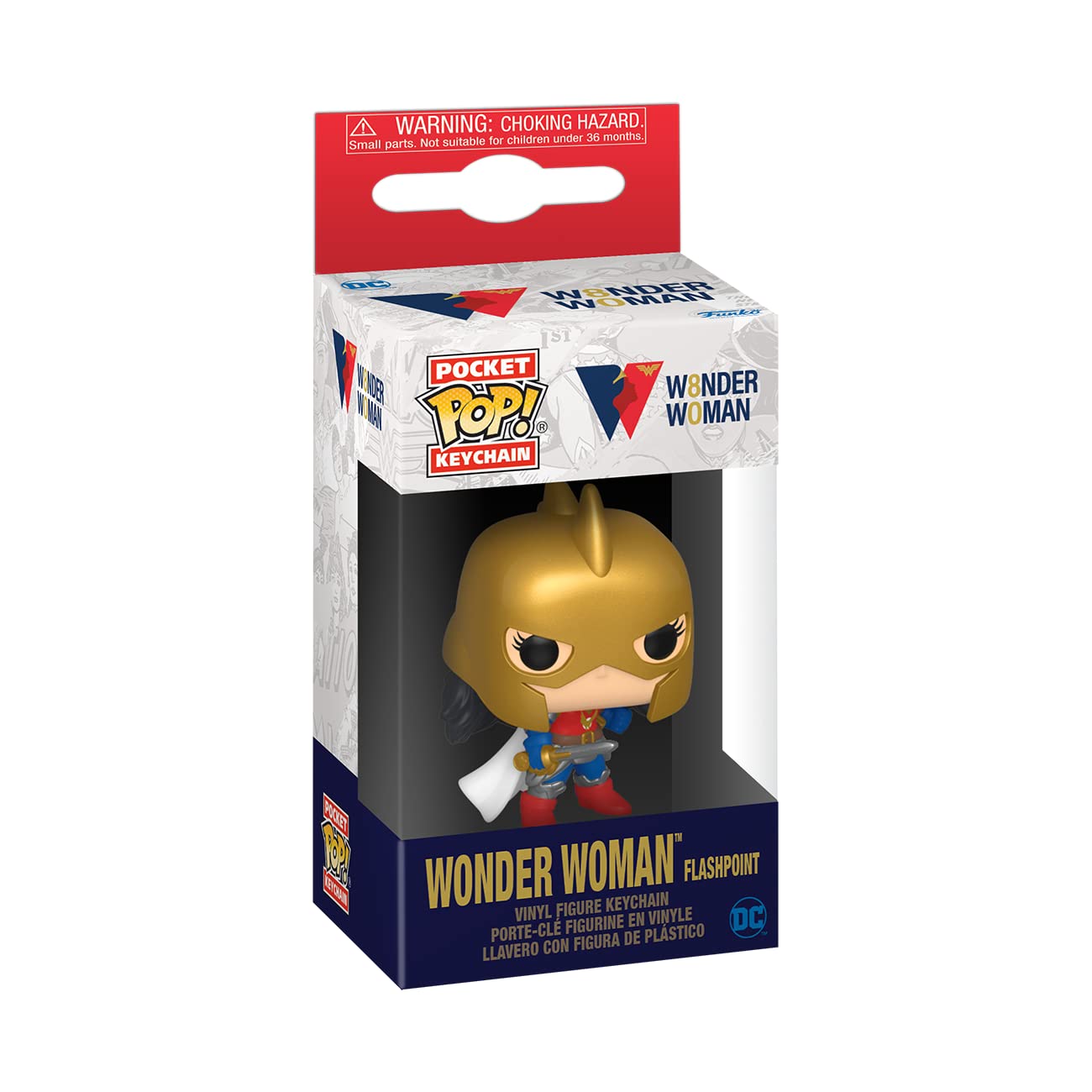 Funko Pop! Keychain: Wonder Woman 80Th - Flashpoint