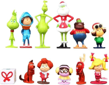 The Grinch Who Stole Christmas Playset With Character Figures And Accessories