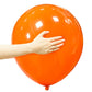 18 Inch Orange Balloons 12 Pack Large Latex Party Balloons Round Helium Balloon For Halloween Birthday Party Anniversary Festiva