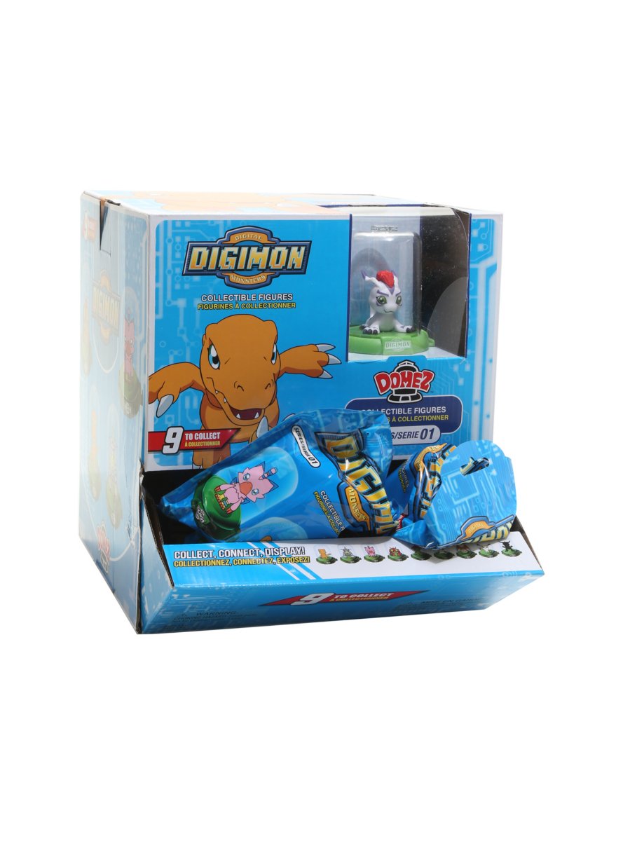 Hot Topic Digimon Series 1 Domez Blind Bag Figure - Blue - Plastic Collectible Model ID00557