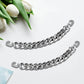 Silver Bling Metal Chain Decoration Charms For Teen Men Women Adults Shoes Accessories