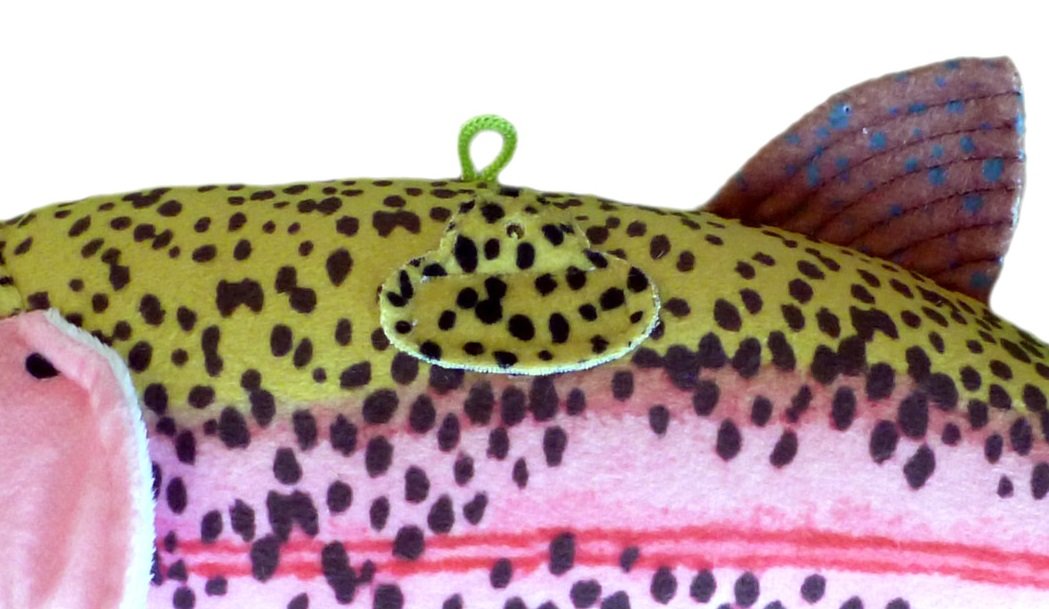 Adore Plush Company 16" Rainbow Trout Plush Stuffed Animal Wall Mount Toy