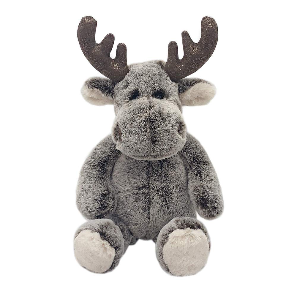 Mon Ami Marley The Moose Stuffed Animal – 12”, Cuddly & Soft Wild Moose Plush Toy For Kids, Realistic Stuffed Animal Gifts For Kids
