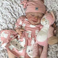Fa Rich Reborn Baby Dolls - 18 Inches Realistic Newborn Sleeping Girl Dolls Baby For Girls, Lifelike Soft Full Body Vinyl Silico