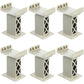 Ioffersuper 6 Pcs Train Bridge Pier Track Railway Accessories Multi Level Support Risers High Level Blocks Compatible All Major