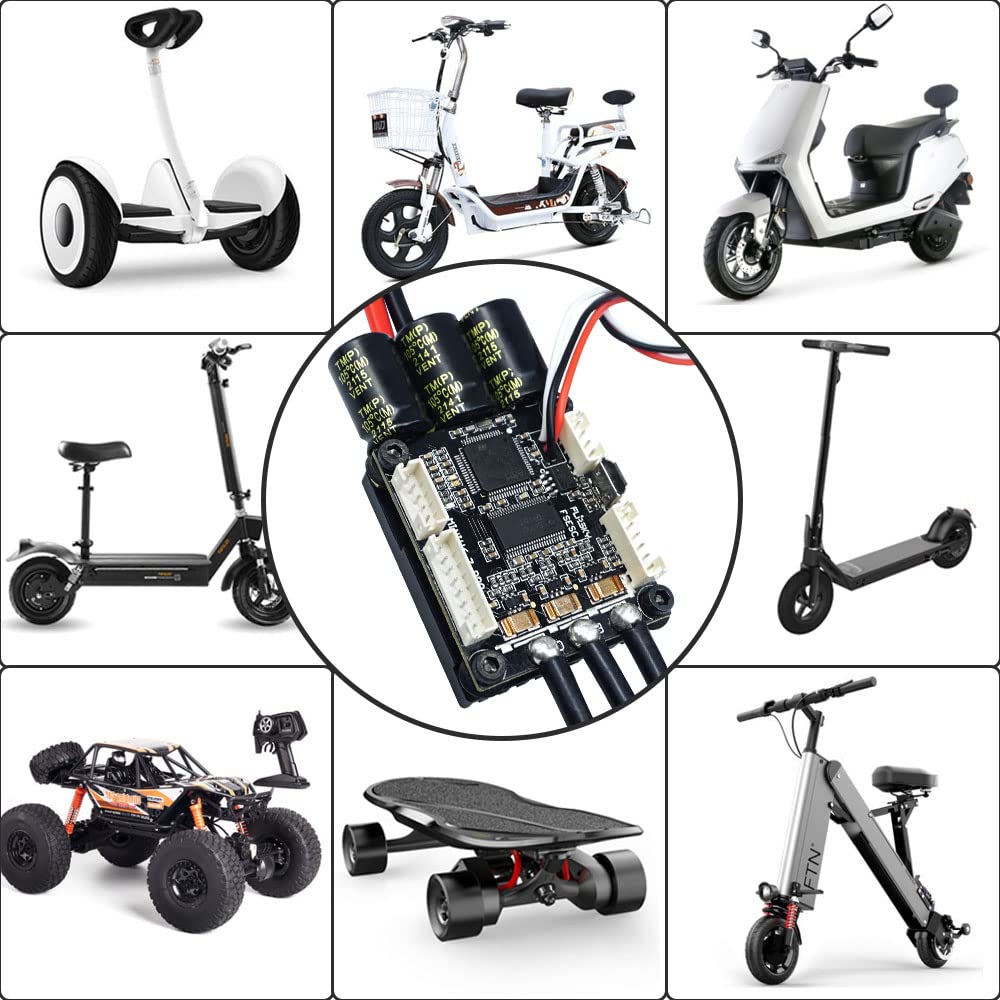 Flipsky Electric Speed Controller for Skateboard FSESC6.7 70A Base on ESC6.6 with Aluminum Anodized Heat Sink