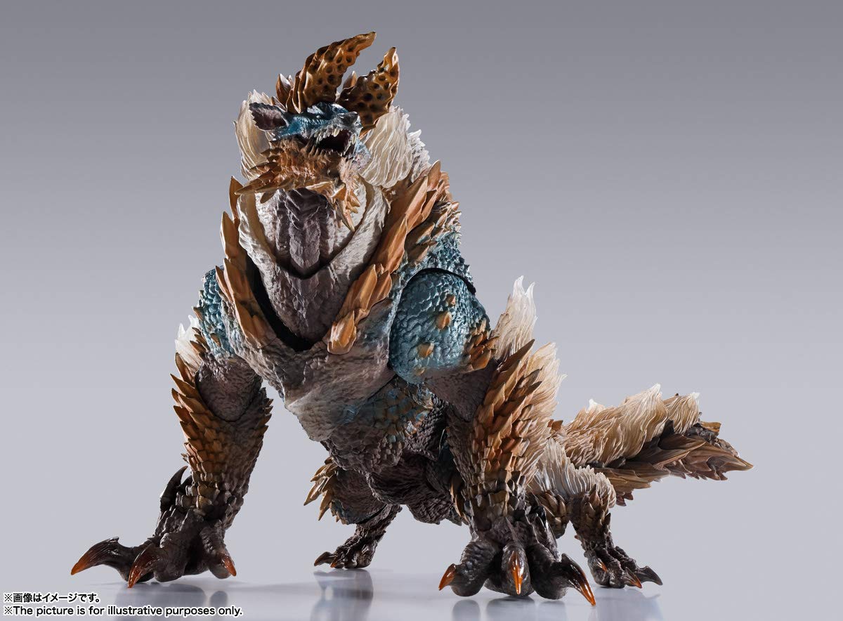 TAMASHII NATIONS - Monster Hunter World Iceborne - Zinogre, Bandai Spirits S.H.MonsterArts Action Figure