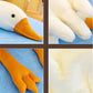 Jiaozimifan Goose Down Animal 20 Inch Plush Toy (About 50.8 Cm) Small Duck Plush Toy, Super Soft Plush Pillow Cuddle, Gift For K