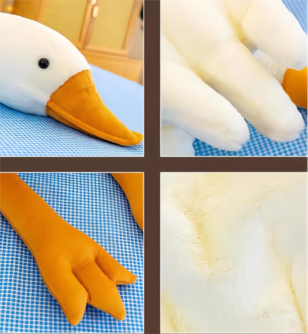 Jiaozimifan Goose Down Animal 20 Inch Plush Toy (About 50.8 Cm) Small Duck Plush Toy, Super Soft Plush Pillow Cuddle, Gift For K
