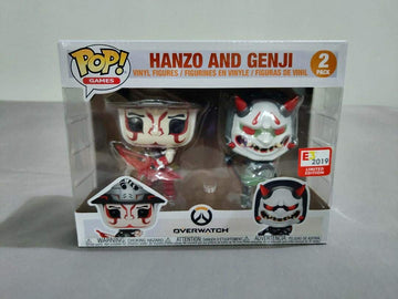 Pop Funko Hanzo And Genji 2-Pack E3 2019 Limited Edition