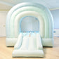Bounceland Daydreamer Mist Bounce House, Pastel Bouncer With Slide, 8.9 Ft L X 7.2 Ft W X 6.7 Ft H, Ul Blower Included, Basketball Hoop, 30 Pastel Plastic Balls, Trendy Bouncer For Kids
