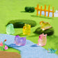 U-Zimikee 150 Pcs Luminous Mini Resin Animals Miniature Animals Figurines Tiny Little Animals Glow In Dark Small Animal Figures