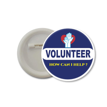 D2C Badges Of Volunteer Assistance - How Can I Help? Pin Badge - 58Mm (5)