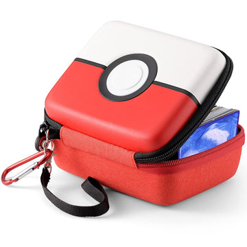 Tombert Carrying Case For Ptcg Trading Cards, Hard-Shell Storage Box Fits Magic Mtg Cards And Ptcg, Holds 400+ Cards