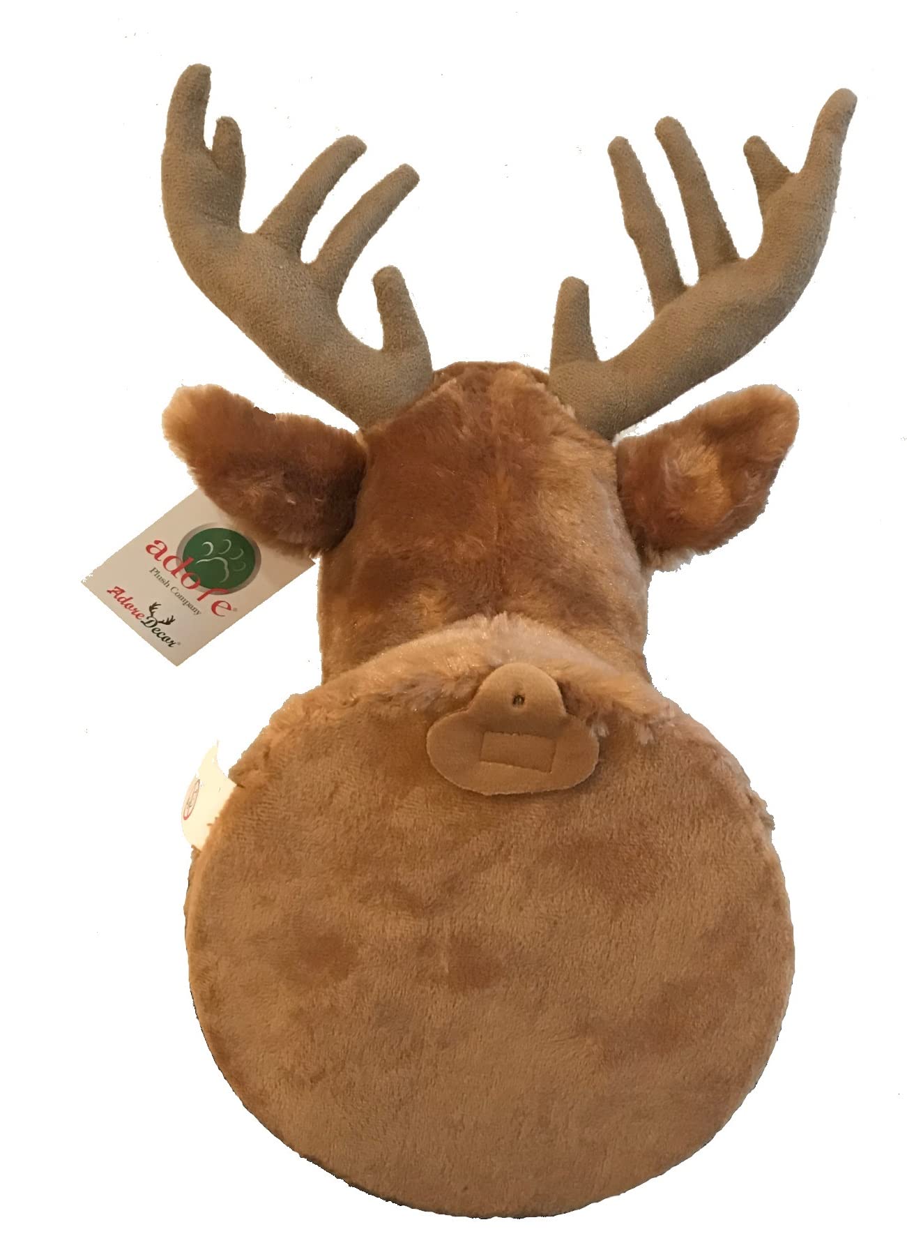 ADORE 13 Boone Whitetail Deer Plush Stuffed Animal Wall Mount - Multi-Color Decorative Toy by Adore Plush Company