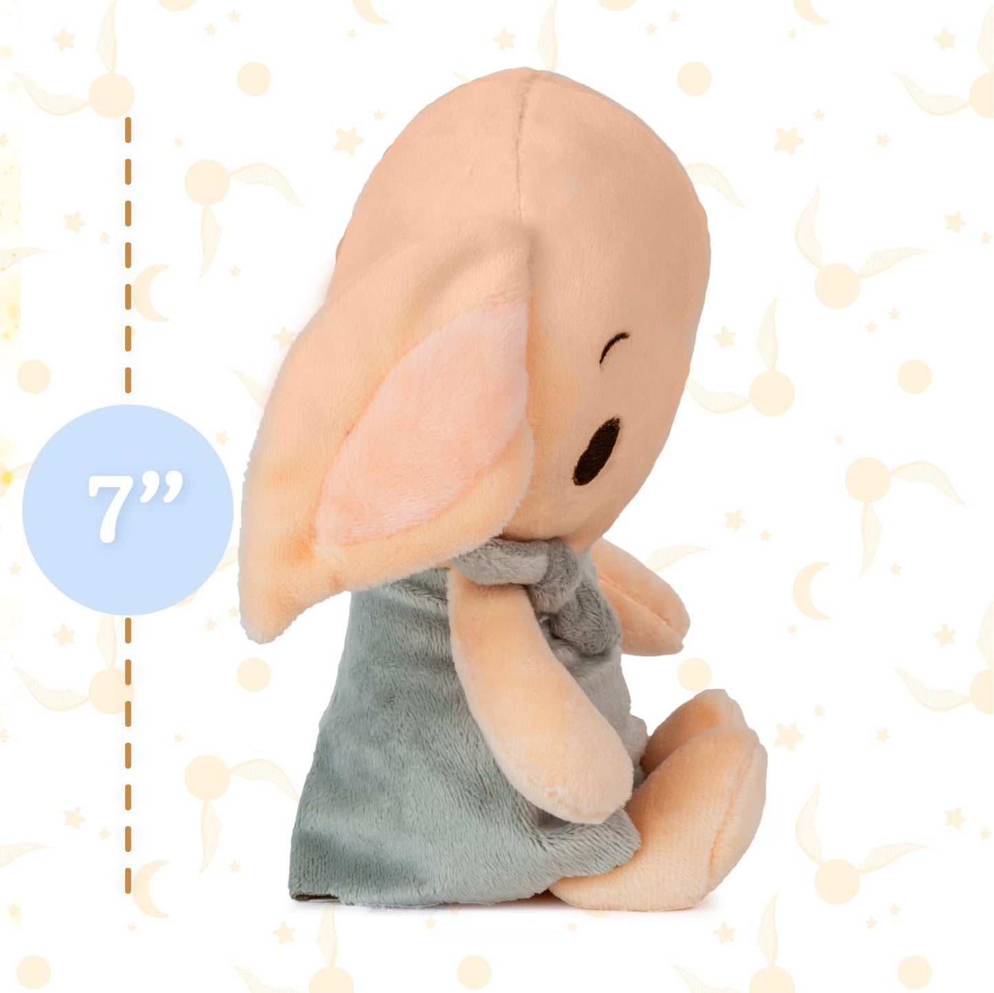 Kids Preferred Harry Potter Dobby 7 Inch Plush House Elf Stuffed Animal For Babies, Toddlers, And Kids