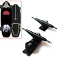 Anbau Skateboard Trucks  6.25INCH Skate Skateboard Trucks for Longboard Black