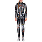 Remimi Kids Halloween Skeleton Bodysuit For Girl Zip Up Back Funny Cosplay Scary Skeleton Costume Butterfly 11-12 Years