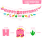 Mpanwen Girl Dinosaur 2Nd Birthday Party Decorations, Two Rex Pink Dinosaur Dino Party Supplies For Girls Baby - Banner, Cake, A