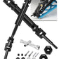 2PCS Rear Stainless Steel Drive Shaft CVD Upgrades Part for 1/10 Stampede VXL 4X4 2WD,Rustler VXL 4X4 2WD,Slash VXL 4X4 2WD,Hoss