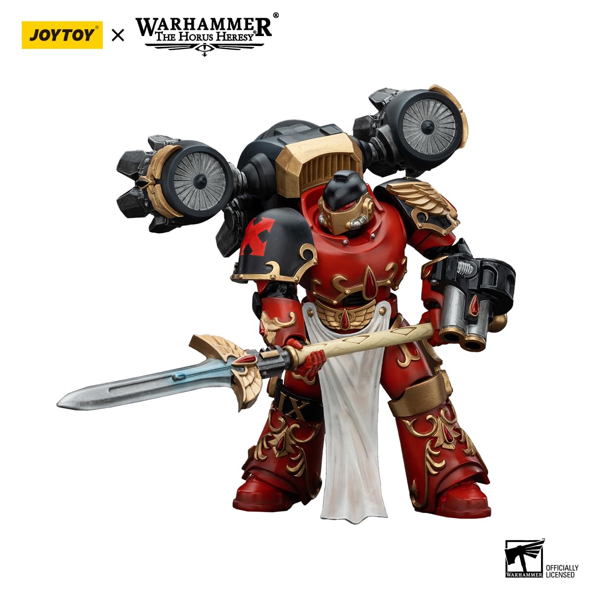 JOYTOY Warhammer The Horus Heresy Blood Angels Dawnbreaker Cohort Dawnbreaker 2  1:18 Scale Action Figure Mecha Joy Toy Collection Model 4.76in