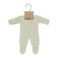 Miniland Clothes for Dolls 15 3/4'' Knitted Pajama Green Color - ECO, Made in Spain, Quality, Role Play, Educational