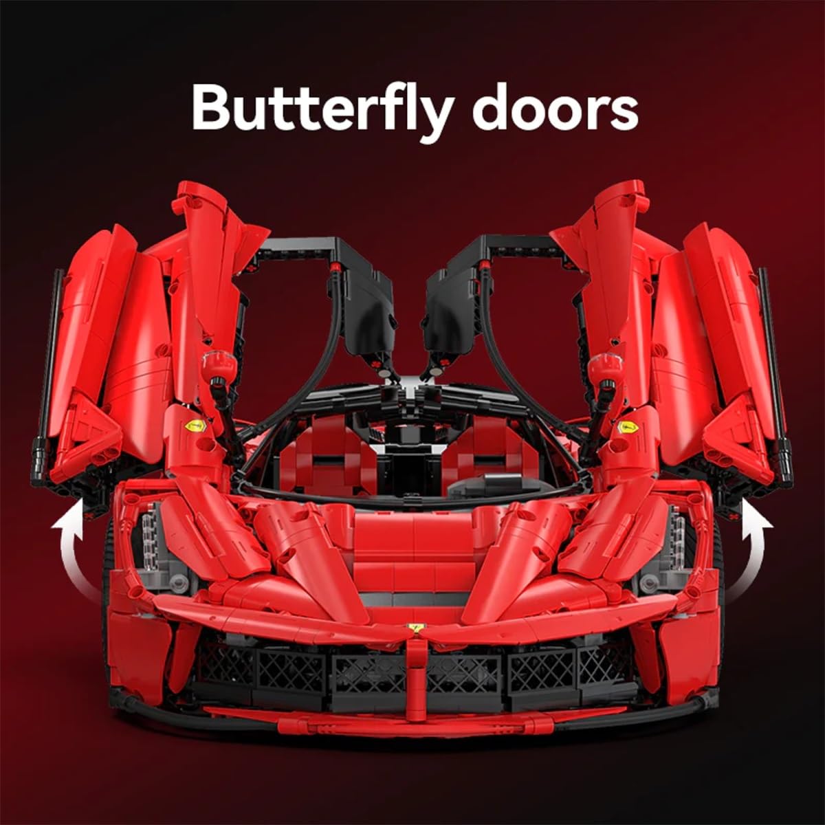 Kowkis Viva Hypercar 1:8 Building Kit And Lafer Engineering Toy,C61505W Cada Master Technology Car, Scale Sports Car Model Prese