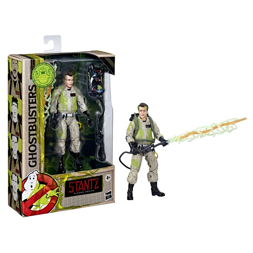 Power Rangers Ghostbusters Plasma Series Glow-In-The-Dark Ray Stantz Toy 6-Inch-Scale Collectible Classic 1984 Ghostbusters Figu