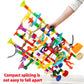 Dshmixia Marble Run Marble Maze Race Track With Glowing Marbles For Kids Ages 3-4-8-10 Sturdy Building Toys Kids Games Amazing Fun Gifts (Super)