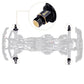 HobbyPark Brass Hex Extension 6mm for TRX4M RC Crawler - Wheel Hex Hubs Extenders & Offset Spacers Replacement of 9750