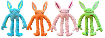 Mushies Stretchable Pop Tube Toy - Extra-Long 18'' Retractable Arms/Legs, Hook And Loop Hands/Feet - Wearable, Bendable Fidget F