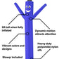 LookOurWay 7ft Air Dancer Inflatable Tube Man - Blue Wacky Waving Guy with Blower, Model 11M0200228CS9