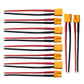 5Pairs XT30 Plug Male Female Connector with 100mm 16AWG Silicone Wire for RC LiPo Battery FPV Drone