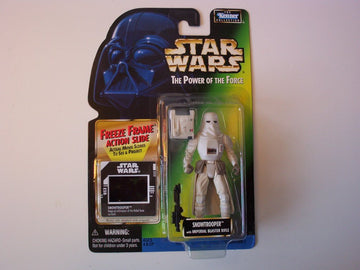 Star Wars Power Of The Force Freeze Frame Snowtrooper Action Figure
