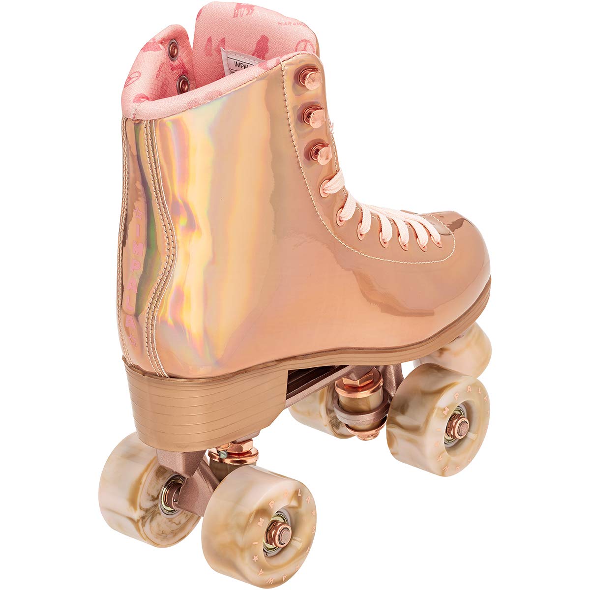 Impala Rollerskates Girl's Impala Quad Skate (Big Kid/mature-themed) Marawa Rose Gold 9 (US Men's 7  Women's 9) M