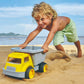 Hape Load & Tote Dump Truck Indoor/Outdoor Beach Sand Toy Toys, Yellow